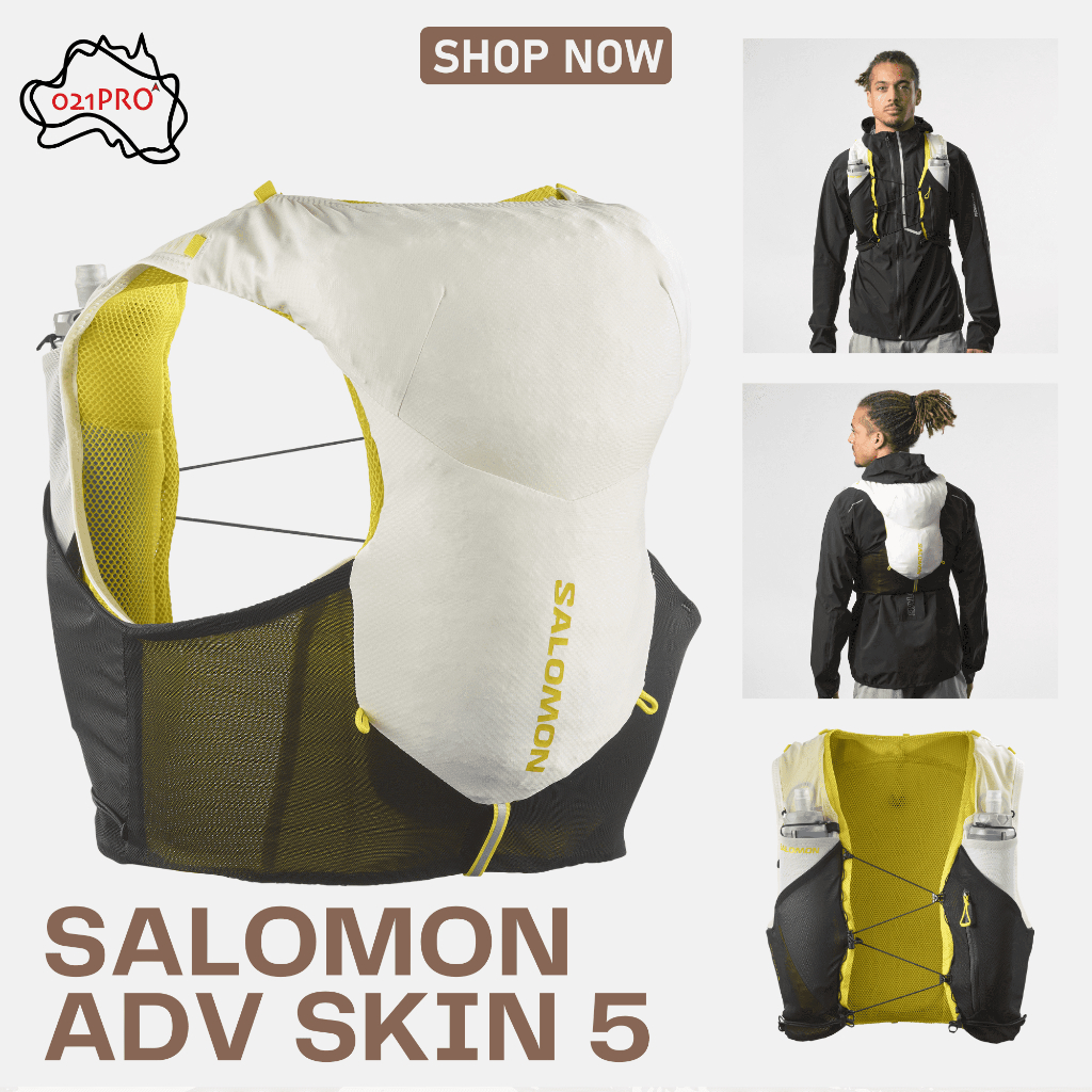 Trail Salomon AD Skin 5 Running Water Vest - สีดํา / Vany