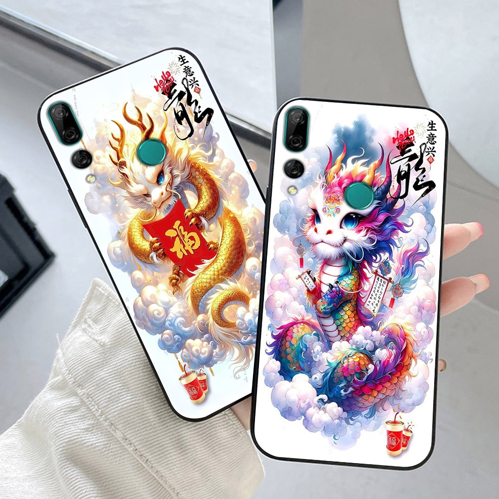 เคส Huawei y9 prime 2019 / huawei y9 2019 / y8s / y9s พิมพ์ลายมังกรเด็กน่ารัก