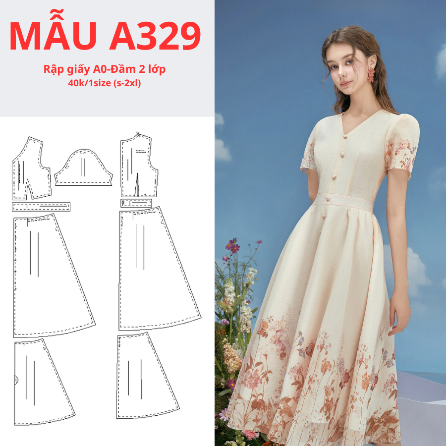 แผ่นกระดาษ 2 แผ่น - รหัส A329