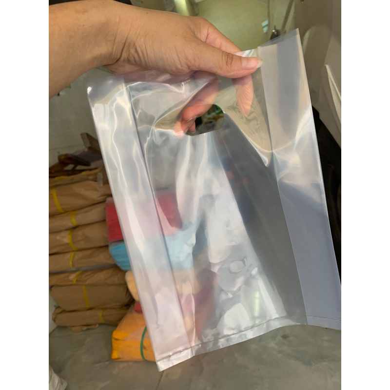 กระเป๋ามะม่วง PE ยืดหยุ่นใส 500gr