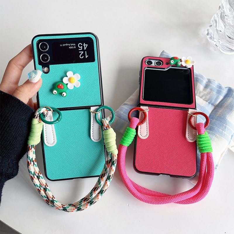 เคส Samsung Galaxy Z Flip 5 / Z Flip 4 FROG พร้อมสายรัด - เคส BUM STORE GALAXY