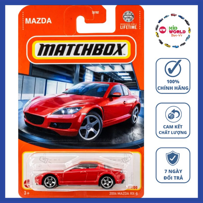 Matchbox 2004 รถโมเดล Mazda RX-8 HVL41