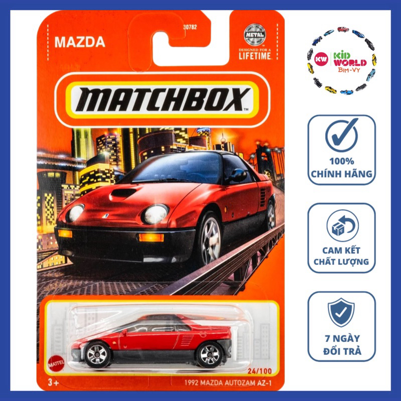 Matchbox 1992 Mazda Autozam AZ-1 HVL35 รถโมเดล