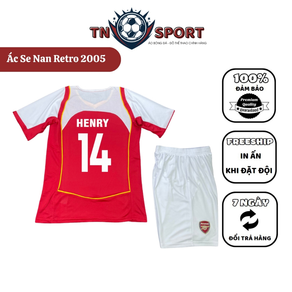 เสื้อผ้า Arsenal RETRO 2005 ชุดผ้าไทยสีแดงสวย