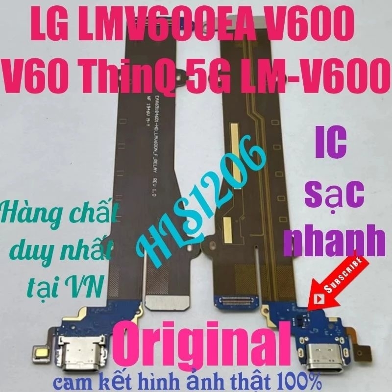 LG V60 V60 สายบอร์ดชาร์จ thinQ