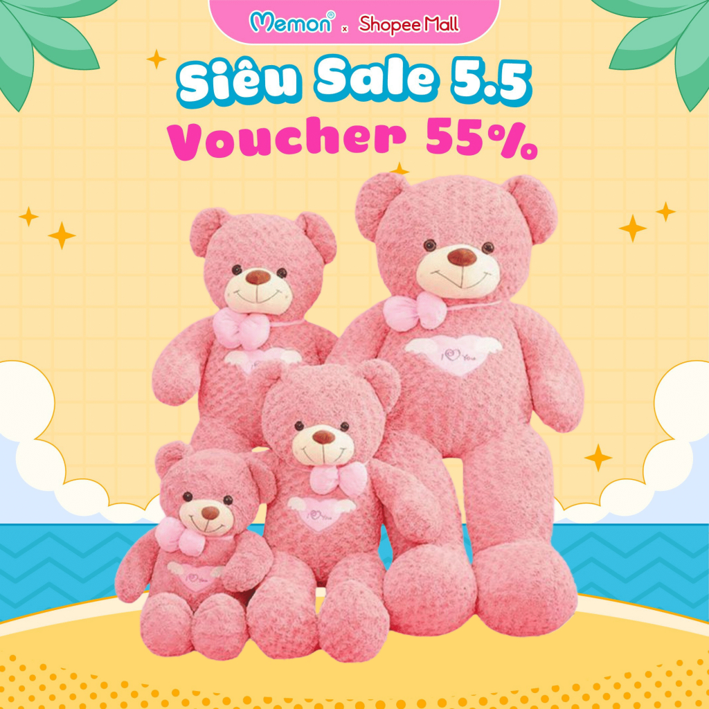 Memon Premium Pink Teddy Bear