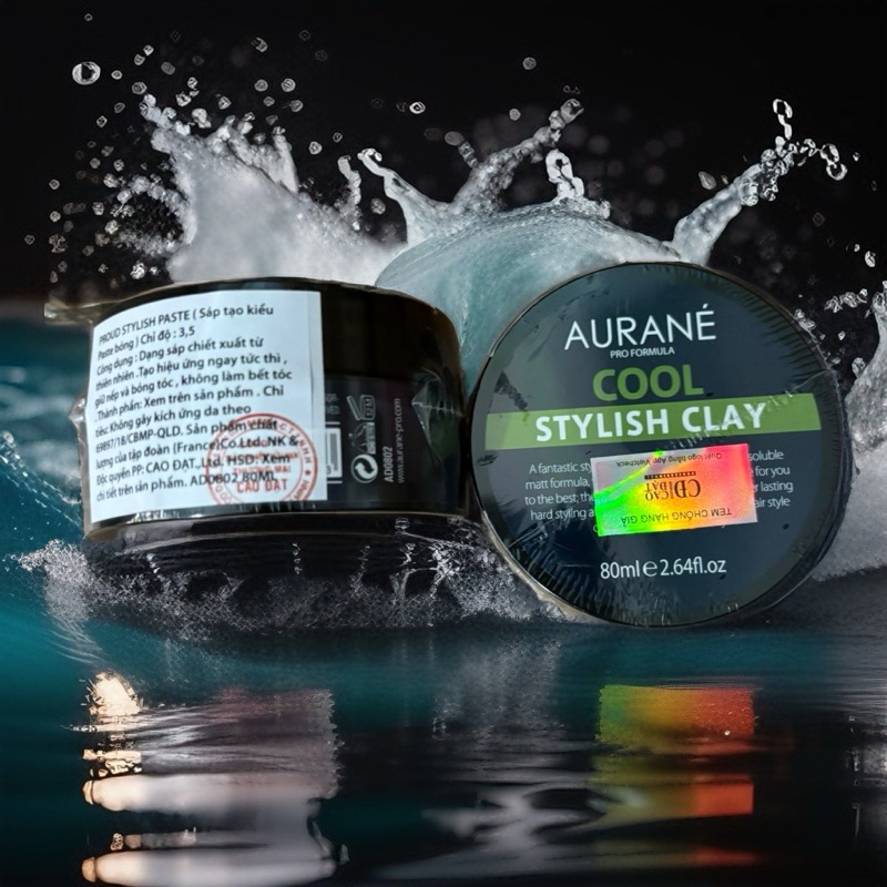 [GENUINE ] Aurane Cool Stylish Clay Hair Wax - 80g