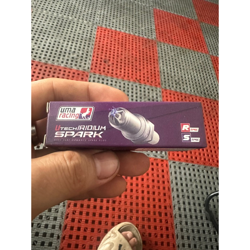 (สินค้าแท้) หัวเทียนซิ่ง 3 ขา (AB9) IRIDIUM UMARacing ขายาวสําหรับรถยนต์แต่ง AB9 - ของแท้นําเข้าจากม