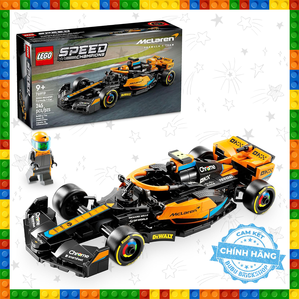 Lego Speed Champions 76919 - 2023 McLaren Formula 1 Car - ชุดปริศนารถแข่งเลโก้