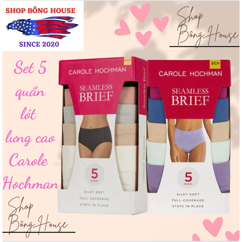 [US Bill] NEW MODEL SET OF 5 ของแท้ CAROLE HOCHMAN UNDERWEAR