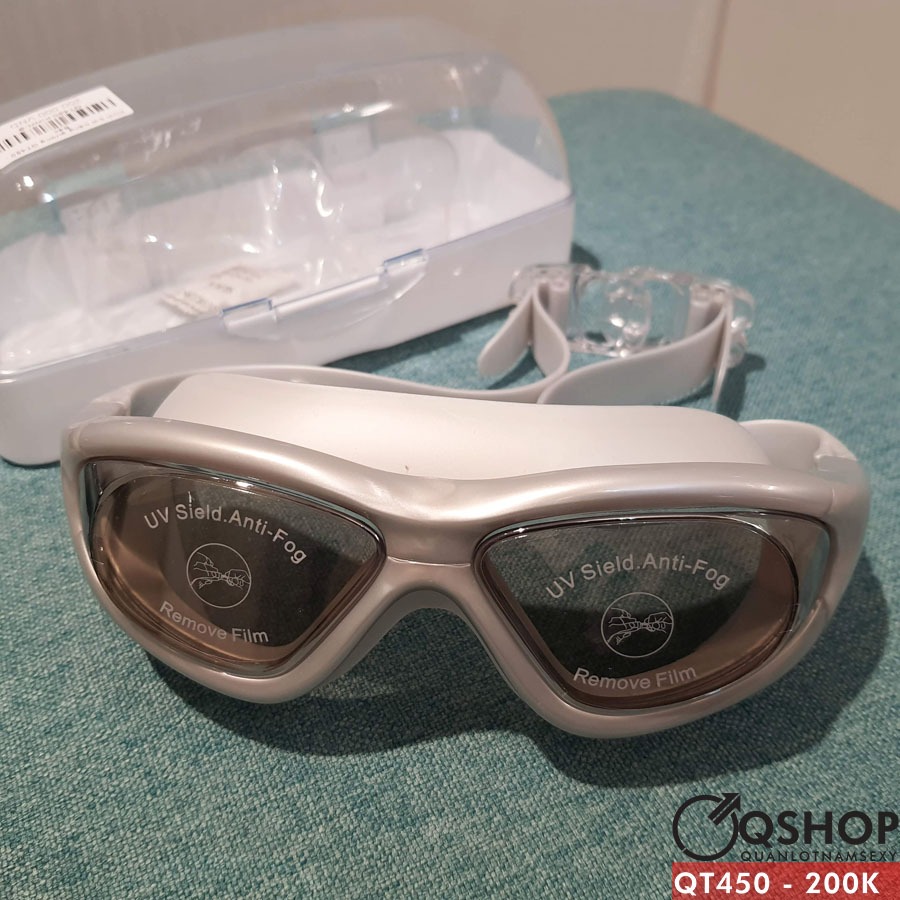 QSHOP QT450 SPORTS STYLE MIRROR SWIMMING GLASSES สําหรับผู้ชายและผู้หญิง