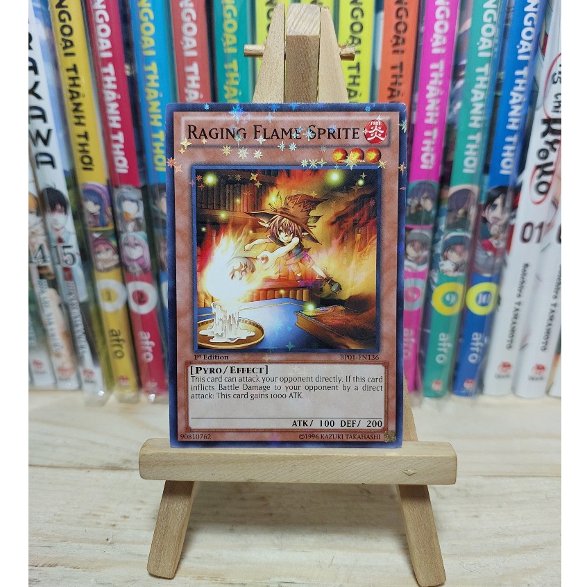 [ Do Lac Shop ] Mint90 Yugioh Monster Raging Flame Sprite Card - BP01-EN136 - Starfoil