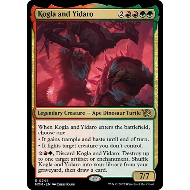 การ์ดเวทย์มนตร์ Kogla และ Yidaro - R - สัตว์ในตํานาน - MTG Other - Wolf Gang Hobby Store