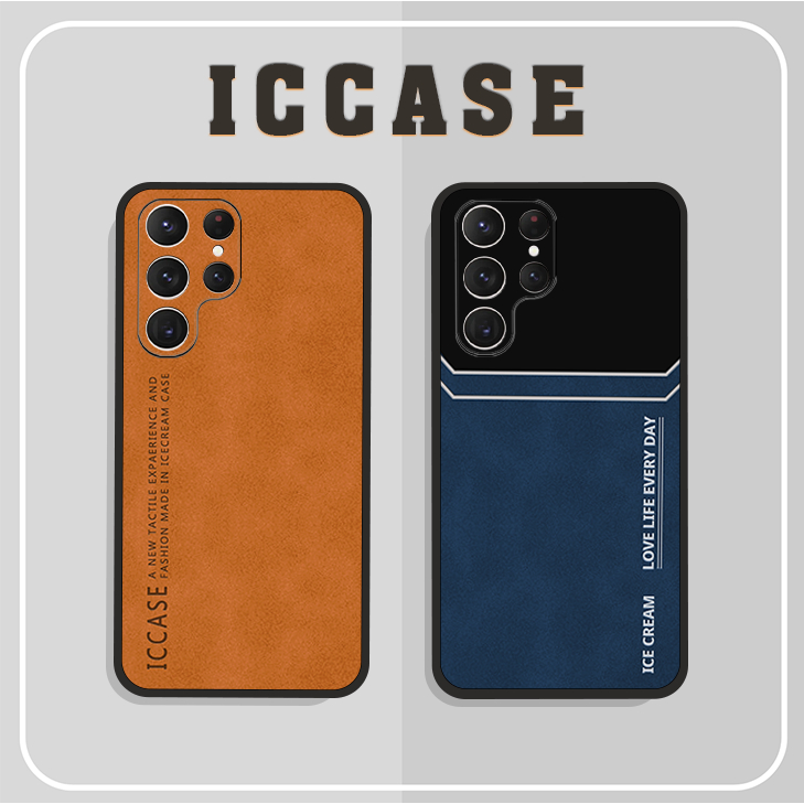 เคสโทรศัพท์สําหรับ Samsung S24 5G, S24 Plus 5G, S24+ 5G, S24 Ultra 5G LUXURY หนังพิมพ์ด้วย OWN DESIG