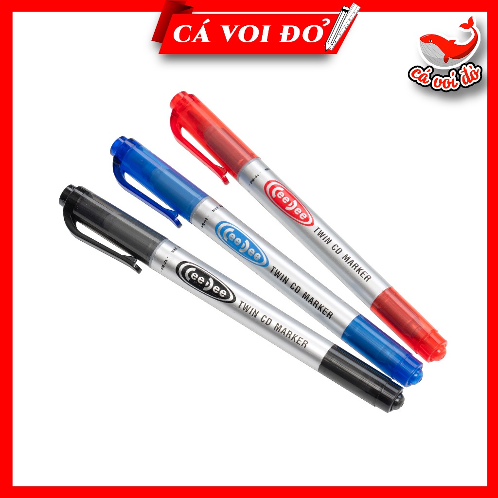Combo 5 Thien Long PM-01 / PM-04 Oil Brush Pens (pm01 + pm04) - ของแท้