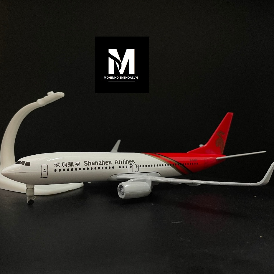 BOEING B737 SHENZHEN AIRLINES AIRLINES PLANE รุ่น 1:400 (20 ซม.) โลหะคุณภาพสูง, BEAUTIFUL GLOSSY STA