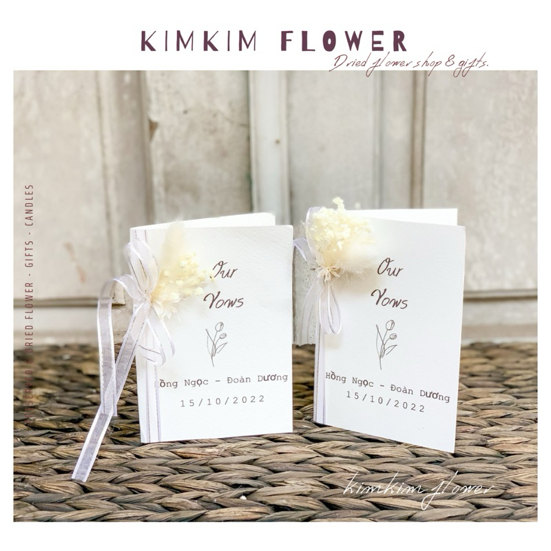 Vows Wedding, การ์ดสัญญางานแต่งงาน, โบว์แต่งงาน, เชิญงานแต่งงาน HIS VOWS HER VOWS