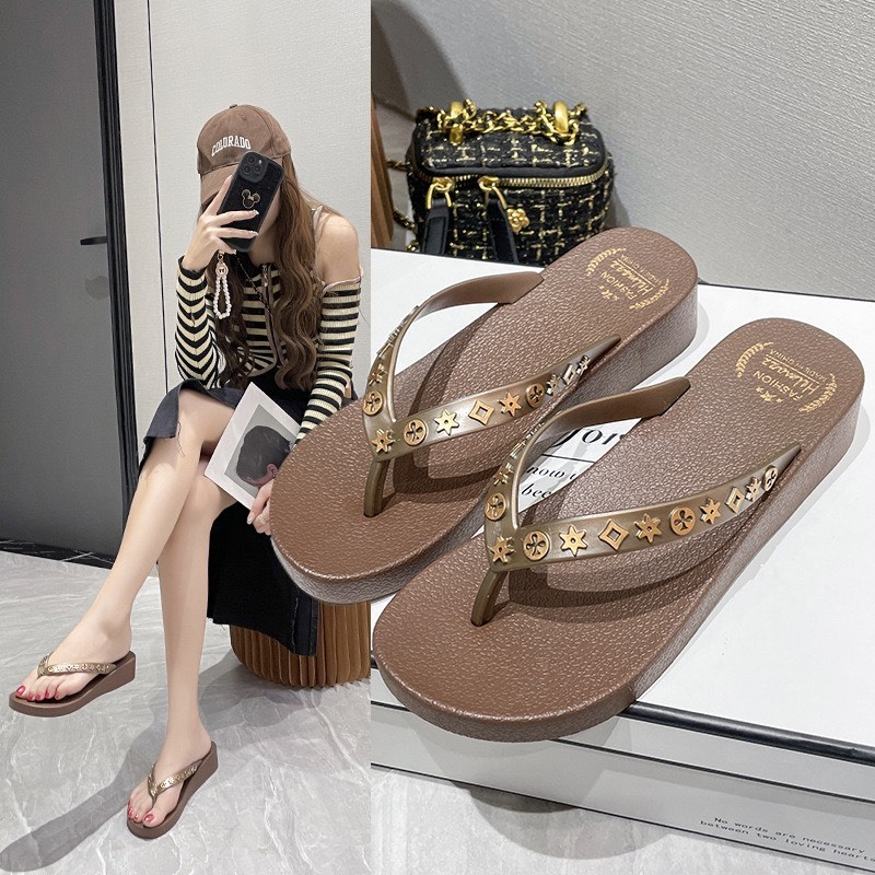 รองเท้าแตะแบบหนีบกันฝนและชายหาด ‍ ️PLIP ‍ ️ 3 สีแฟชั่นลายเด่น เอ็มเอสพี811-13