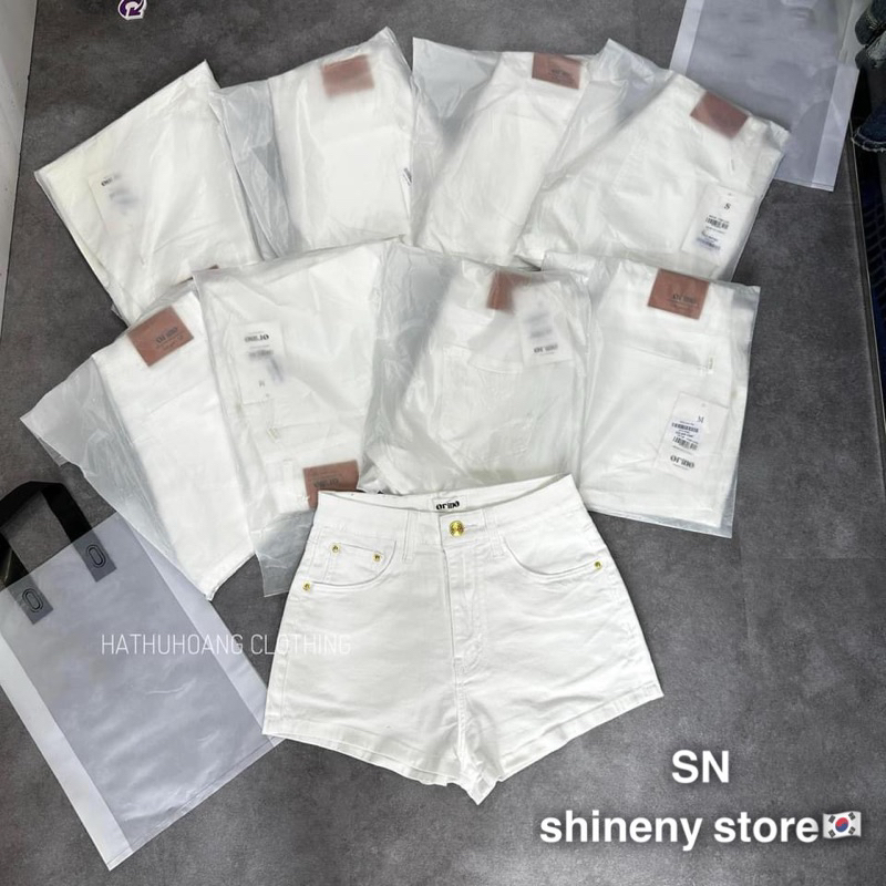 Ha Thu Hoang Stretch Slim Jean Shorts