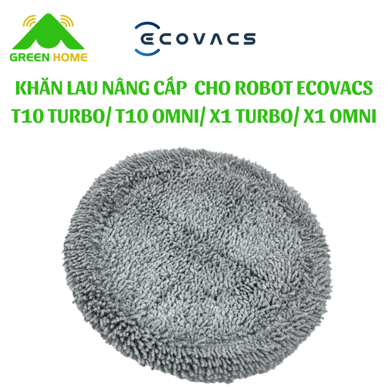 อัพเกรดผ้าทําความสะอาดและผ้าขี้ริ้วสําหรับเครื่องดูดฝุ่นหุ่นยนต์ Ecovacs Deebot T10 Turbo, T10 Omni,