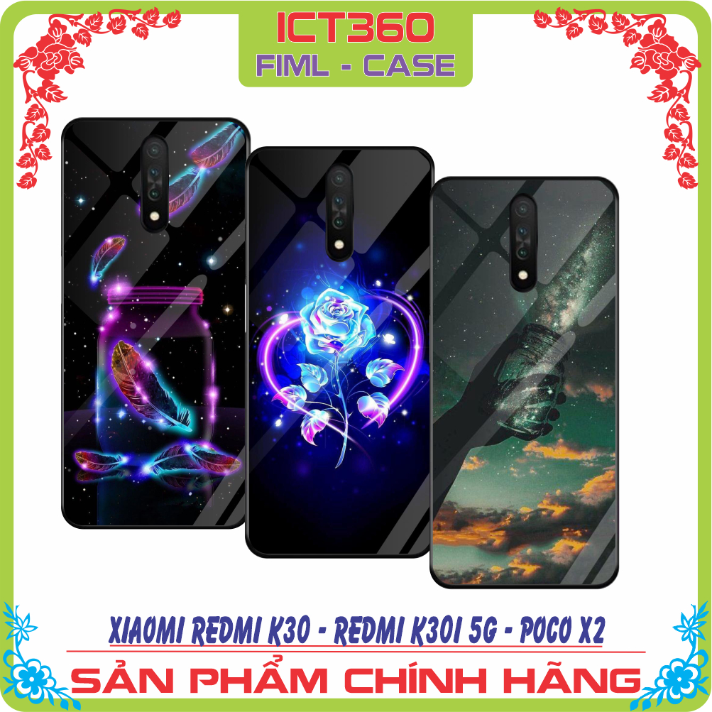 เคสกระจกสําหรับ Xiaomi Redmi K30 - Redmi K30i 5G - Poco X2 - งานพิมพ์ภาพถ่ายวางจําหน่ายขอ