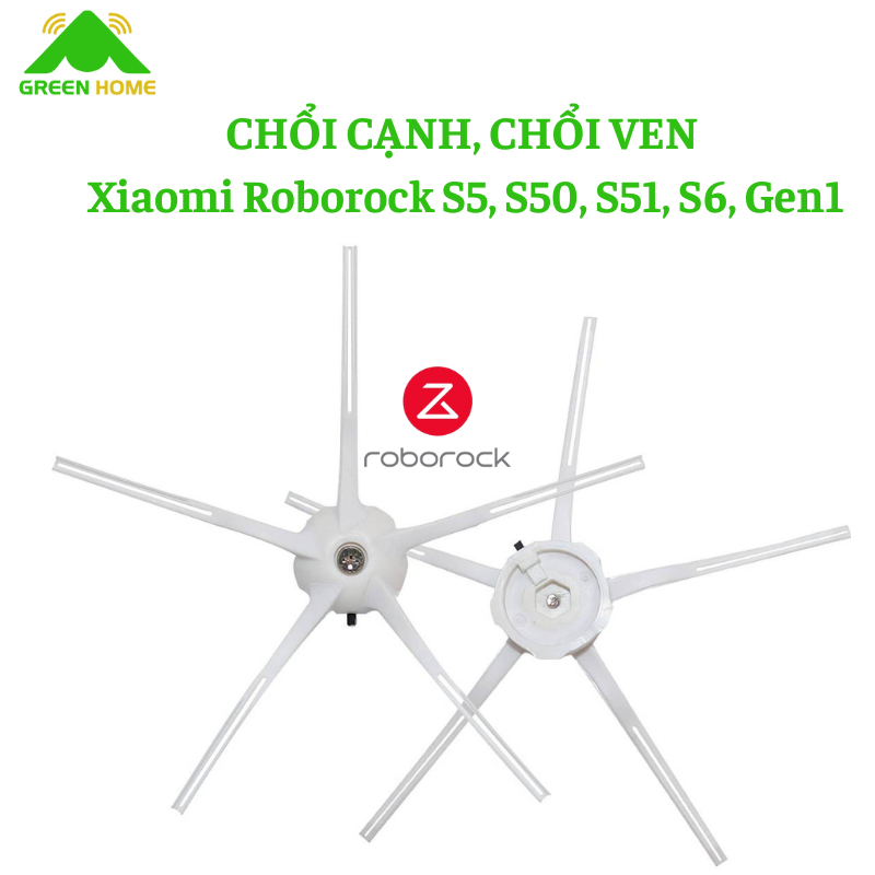 EDGE BRUSH ยางคุณภาพสูง VEN BRUSH Xiaomi Roborock S5, S50, S51, S6, Gen1 G20 T7S G10S S7 S8 P10