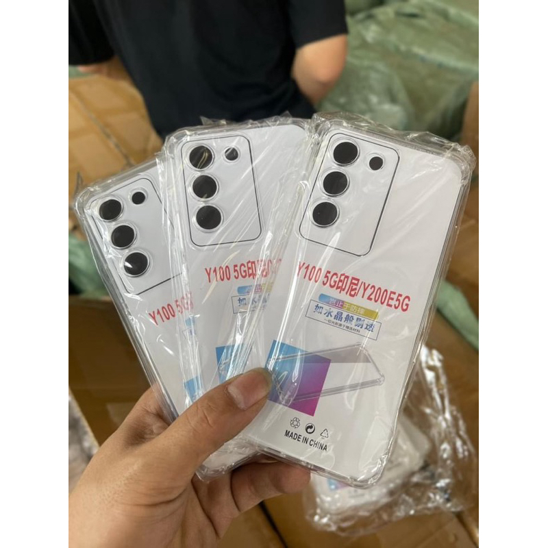 เคส Vivo Y100 กันกระแทกโปร่งใสยืดหยุ่น