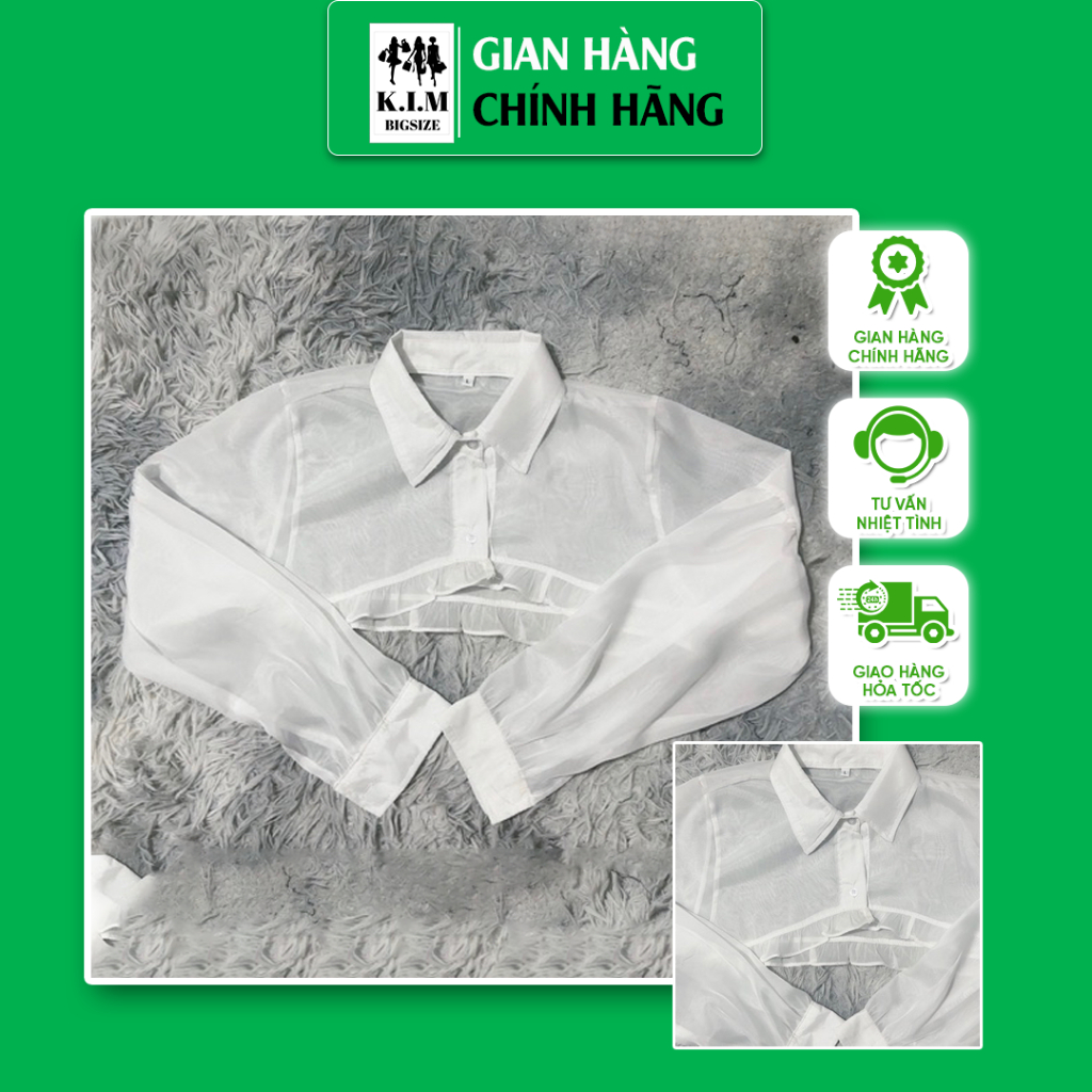 เสื้อเชิ้ตผู้หญิง Bigsize Factory - เสื้อเชิ้ตจับจีบน้ําหนักเบาพร้อมคอนซีลเลอร์ Big Biceps ขนาดผ้าไห