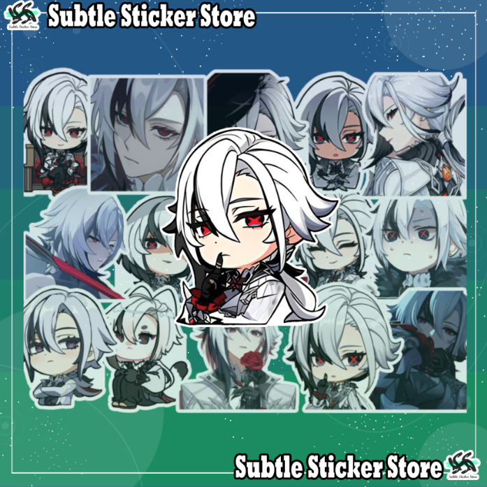 [Genshin Impact] - ชุด 10/15 สติ๊กเกอร์ Arlechino/Perule - The Knave - Daddy/Father สติ๊กเกอร์ตกแต่ง Genshin Impact
