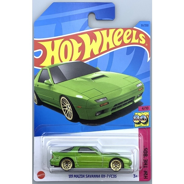 Hot Wheels 89 Mazda Savanna RX-7 FC3S รถโมเดล