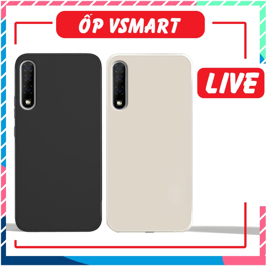 เคส Vsmart LIVE ยืดหยุ่น ลดฝุ่นและลายนิ้วมือ พลาสติกสําหรับ vsmart TPU