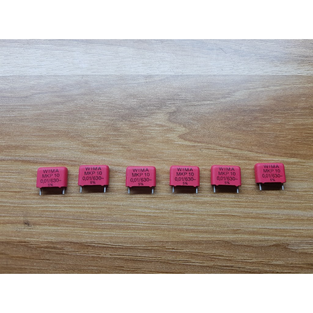 Wima MKS2 คาปาซิเตอร์ 0.01uF 10nF 103 - 630v