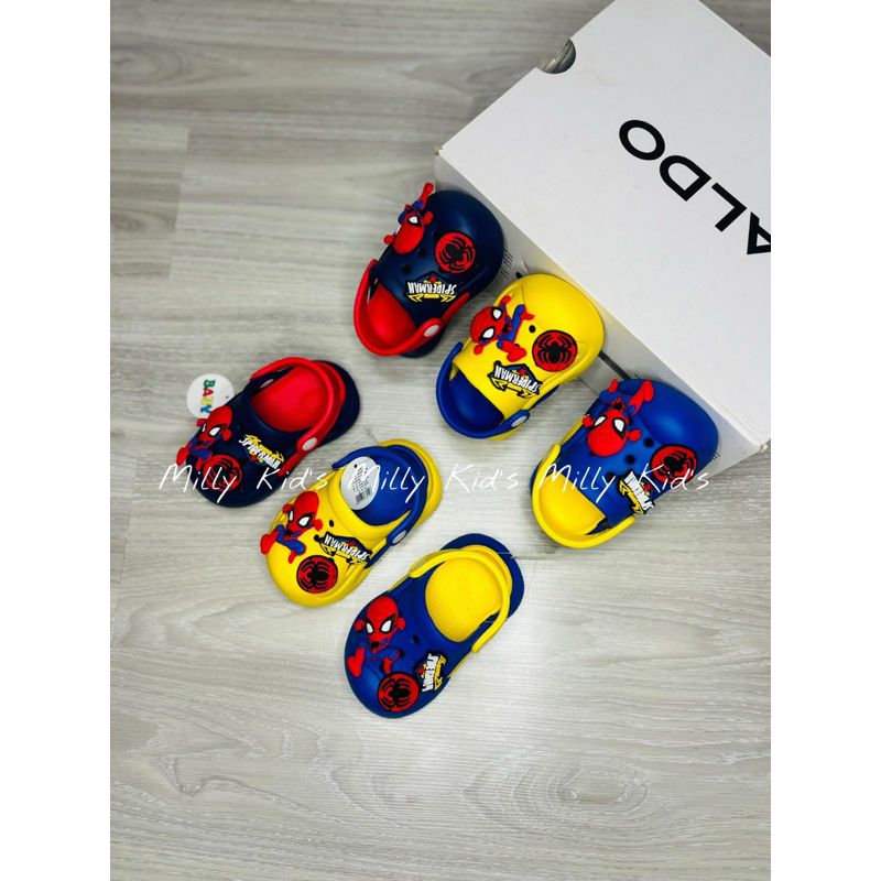 รองเท้าแตะ Crocs Superman สําหรับเด็ก - รองเท้าแตะ Crocs Super Light สําหรับเด็กผู้ชาย