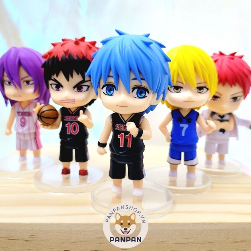 Kuroko Basket Chibi รุ่น (โรงงานกลาง) Taiga, Kise, Akashi, Aomine, Murasakibara