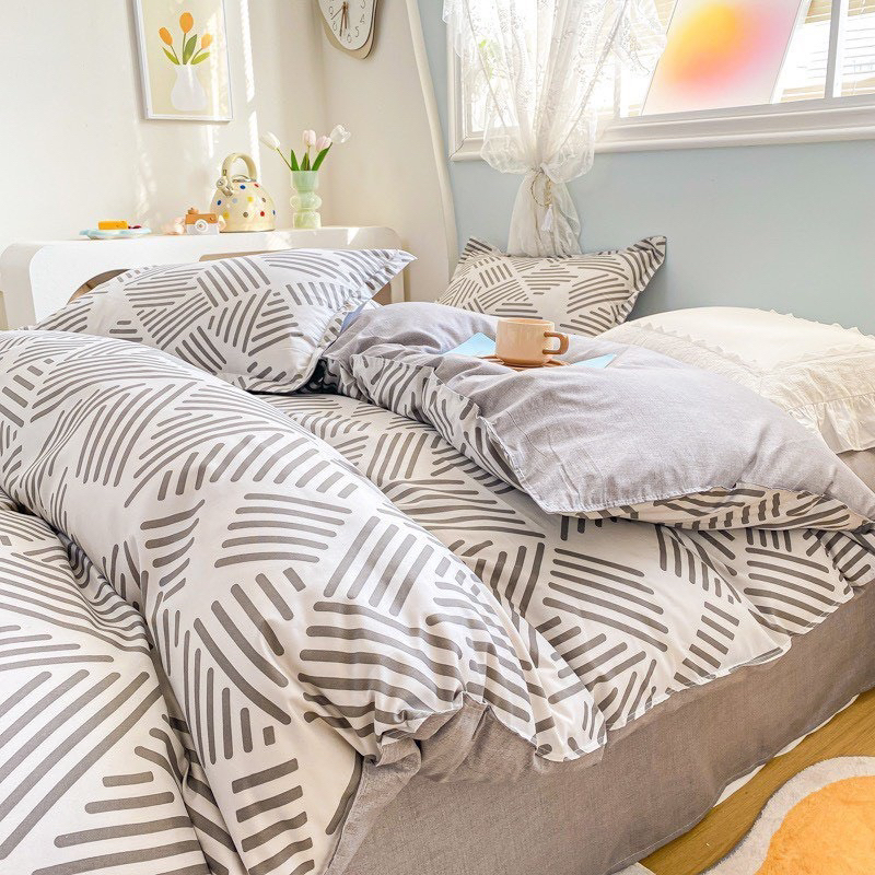 [REAL PICTURE] NAA HOUSE ชุดเครื่องนอนโพลีคอตตอนหลากสีและหลายขนาด