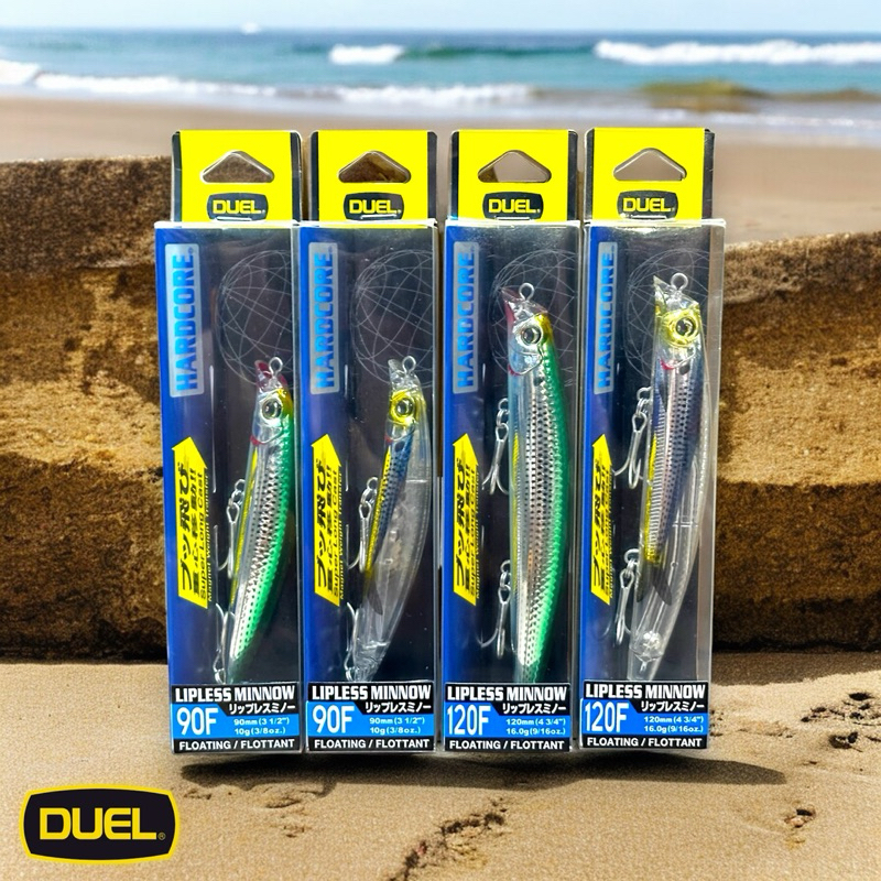 Duel HARDCORE LIPLESS MINNOW เหยื่อตกปลา