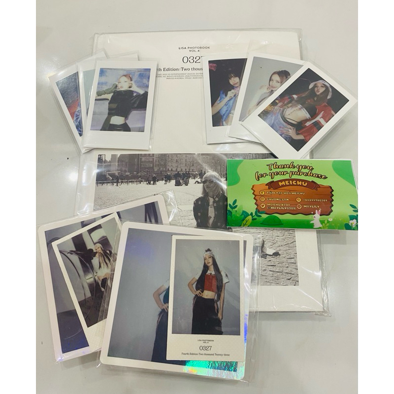[OFFICIAL BLACKPINK] PHOTOBOOK LISA 0327 VOL4 SEAL POB YG/K4U/WEVERSE
