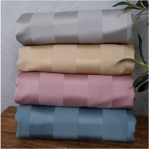 ปลอกหมอนลายทาง สีขาว น้ำตาล ชมพู ดำ น้ำเงิน เทา แดง thumbnail 7