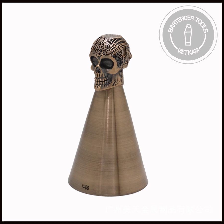 Skull Jigger - Skull สแตนเลส Jigger (มีแหวนกะโหลก)