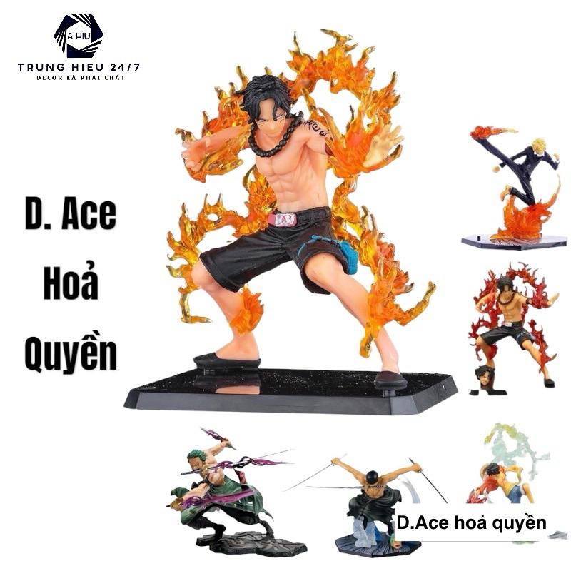 โมเดลตกแต่ง Portgas D Ace F.zero - Fire Fist ACE - ฟิกเกอร์รูปปั้นวันพีซ