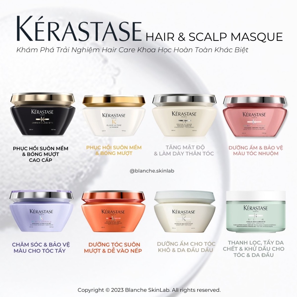 ครีมรักษาผม Kerastase Masque ของแท ้ - Kerastase Steaming Oil &amp; Hair Mask Intensive Hair Recovery &amp; Care