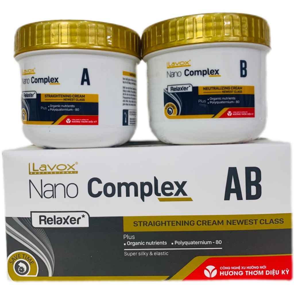 [Combo 2 Jars Of AB ] Nano Complex Super Nourishing Hair Straighteners, Lavox Collagen Hair Cream