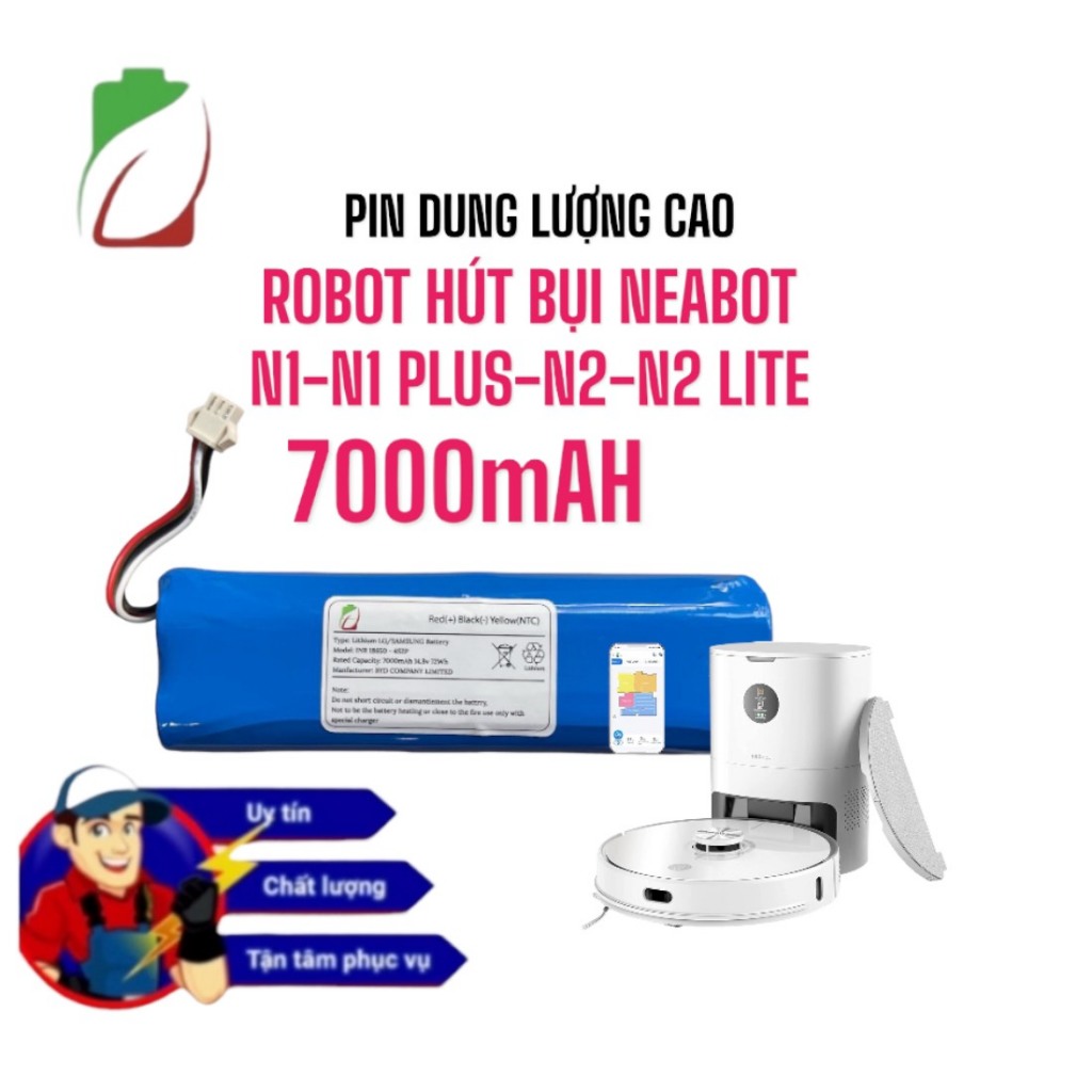 แบตเตอรี่ SAMSUNG UPGRADE สําหรับหุ่นยนต์ VACUUM NEABOT N1,N1 PLUS, N2, N2 PLUS, N2 LITE.