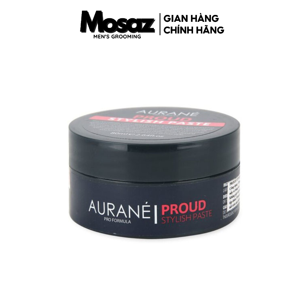 Aurane Proud Stylish Paste Men 'S Hair Wax 80ml เทคโนโลยีฝรั ่ งเศส