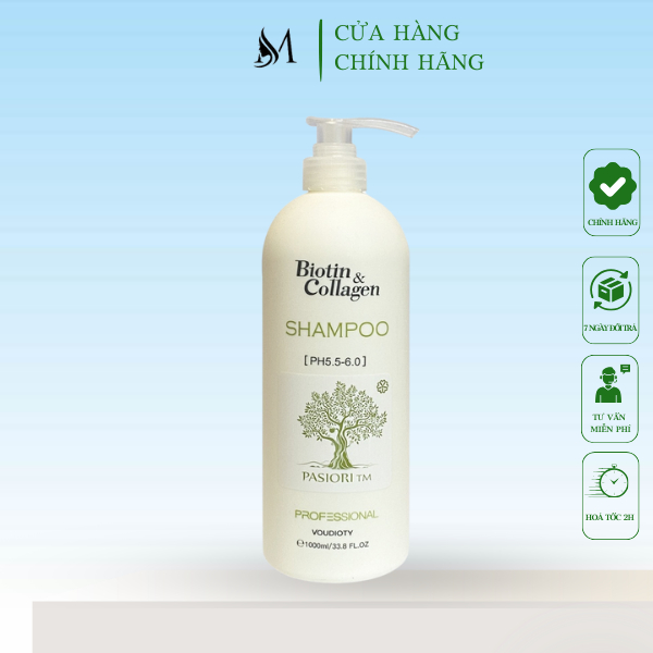 Biotin Collagen Voudioty White Hair Loss Recovery Shampoo 1000ML