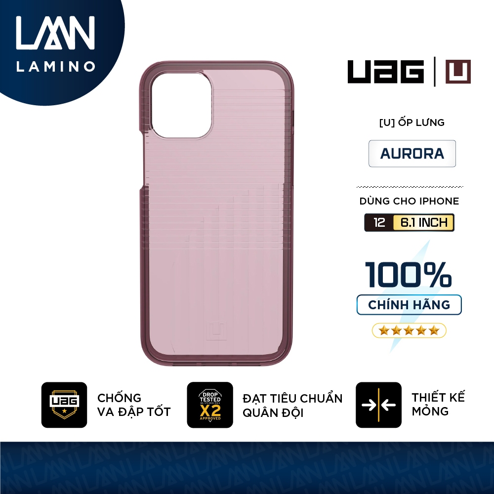 [U] Uag Aurora Case สําหรับ iPhone 12/12 Pro [6.1 นิ้ว]