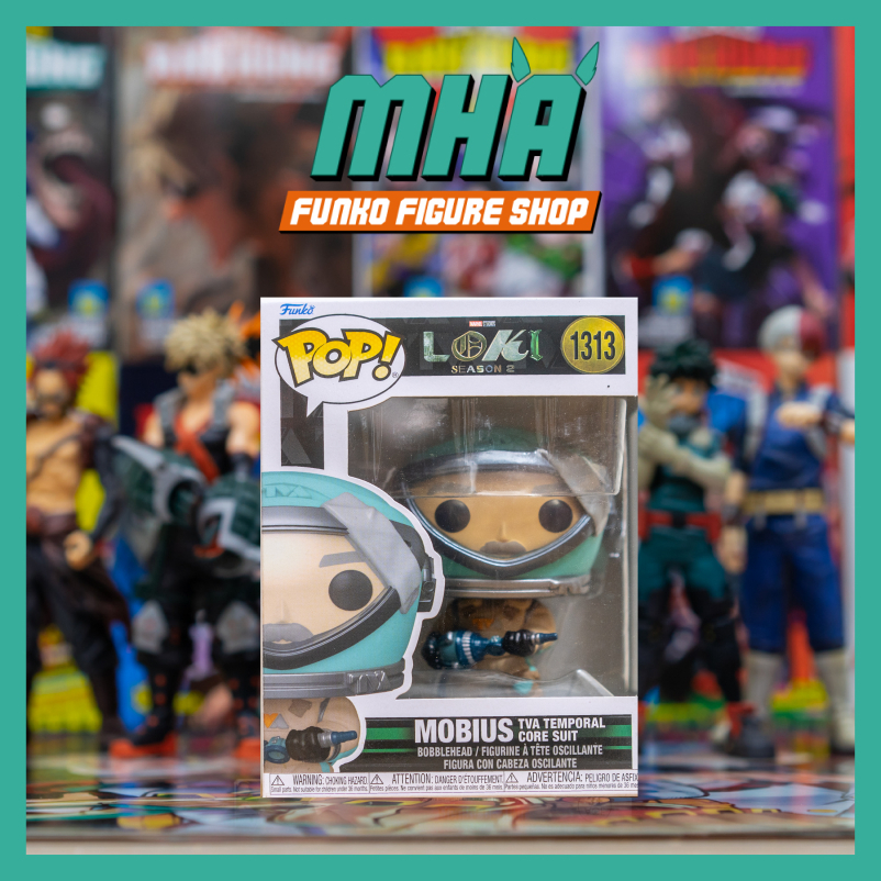 Funko Pop ของแท้! Marvel: Loki ซีซั่น 2 - ชุดแกน Mobius TVA Tempral 1313