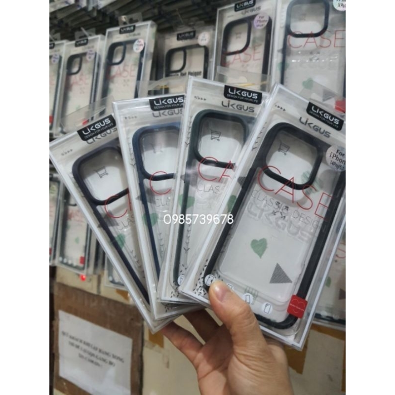 เคส Likgus IPHONE 14 PRO (6.1) ขอบสีเพื่อปกป้องเครื่อง