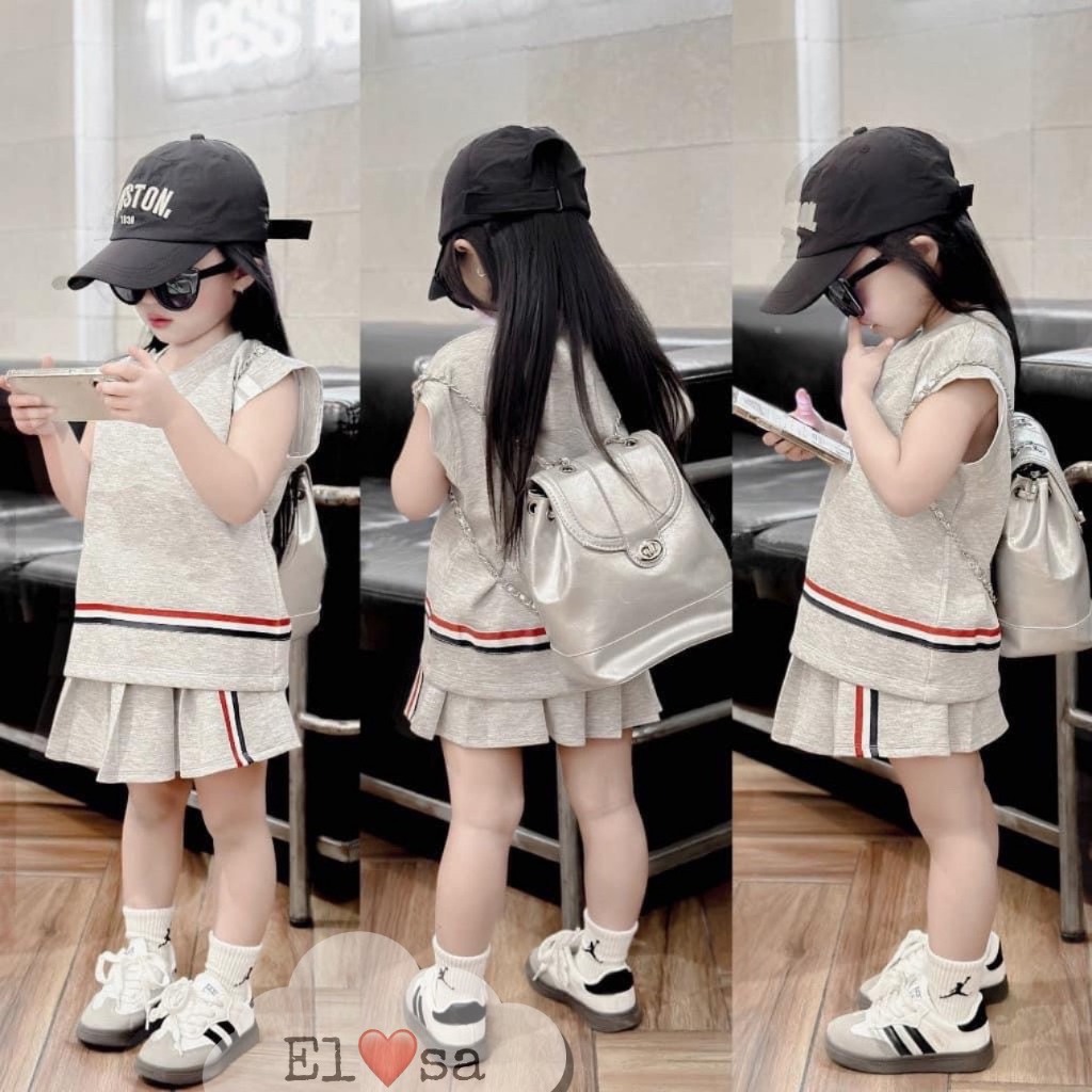 เสื้อผ้าเด็กผู้หญิง - ชุดเดรส TOMMY น่ารักสุด ๆ และชุดกระโปรงสําหรับเด็กผู้หญิง 1 - 8 ปี