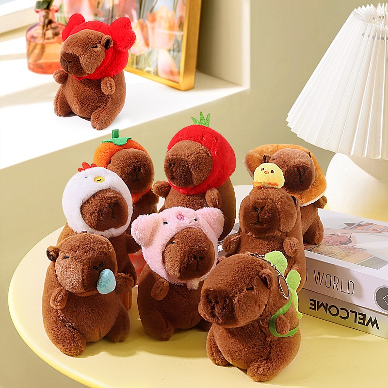 Hot TREND CAPYBARA TOY TEDDY BEAR ROYAL MOUSE